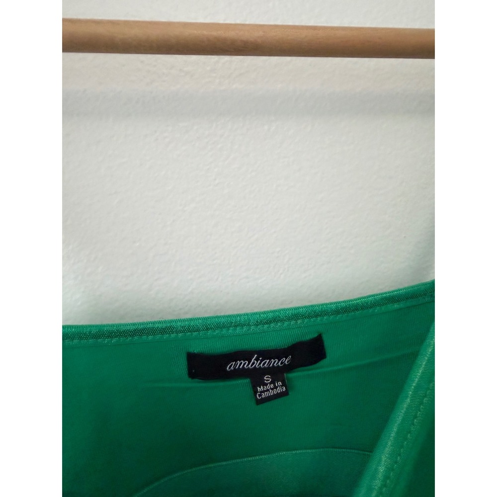 Ambiance Women's Cami Tank Top – Green – Size Large – NWOT - Picture 2 of 4